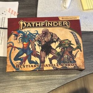 Pathfinder Bestiary Battle Cards - New